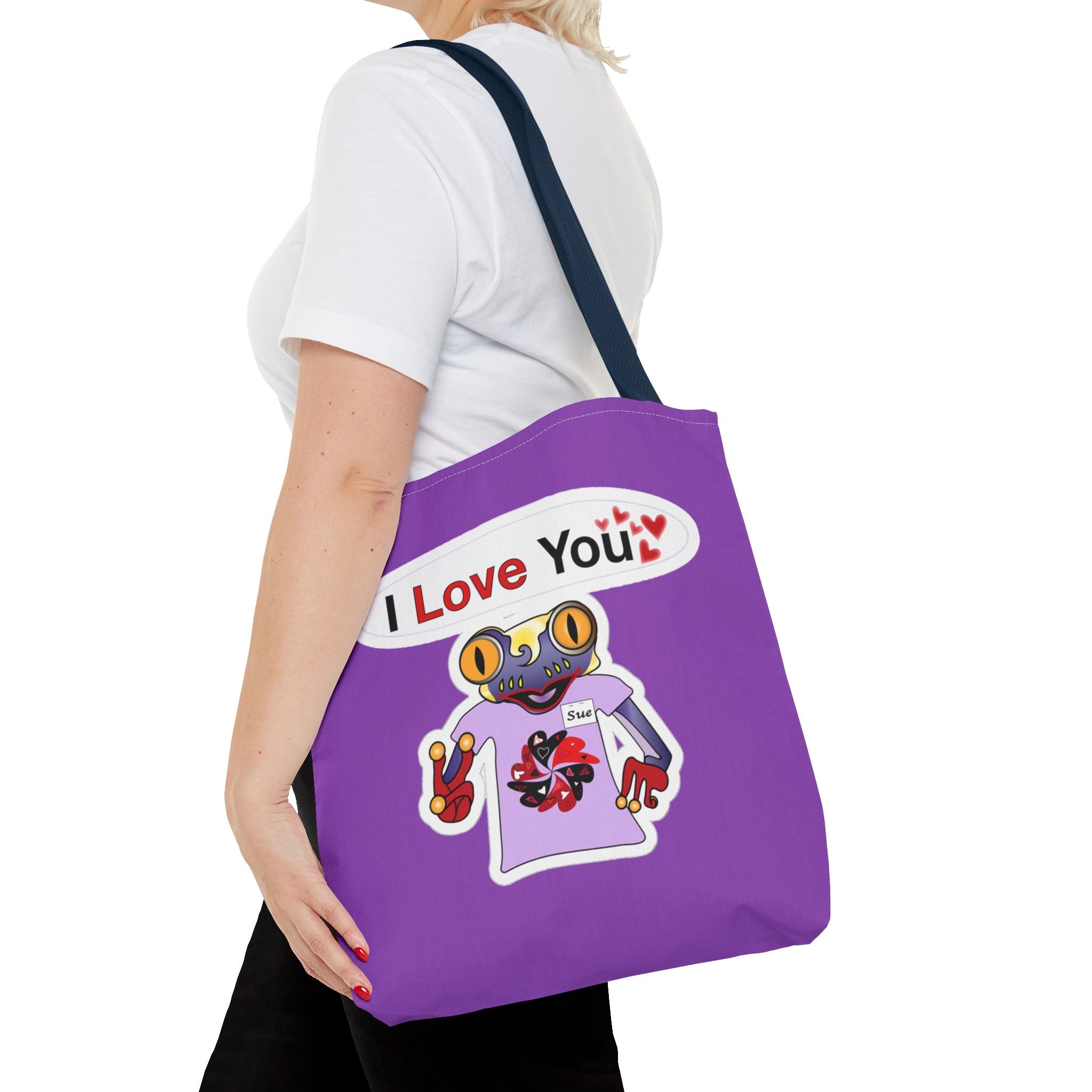 Mc Frog I Love You Sticker 2 Tote