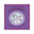 Imagine Peace Dove Swirls Musical Sticker