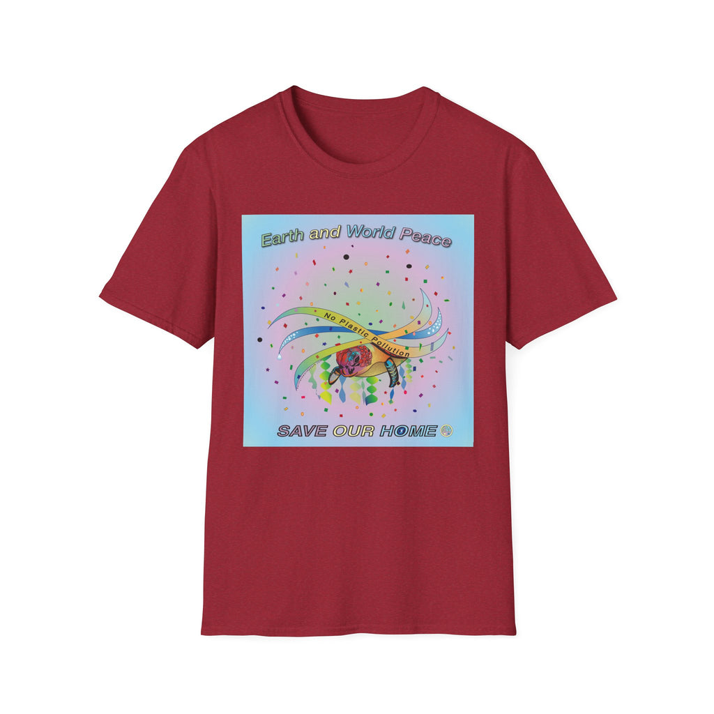 Plastic Pollution Turtle T-Shirt