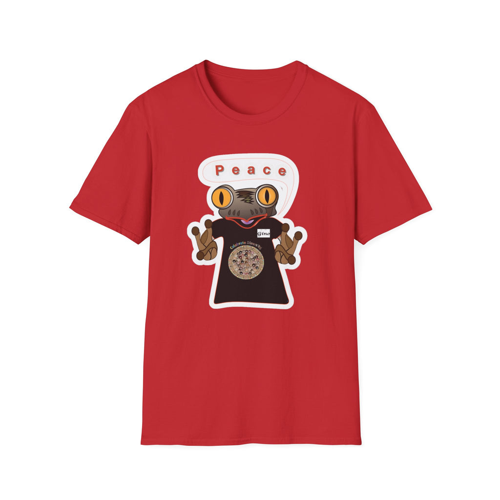 Mc Frog Peace For All Unisex Softstyle T-Shirt