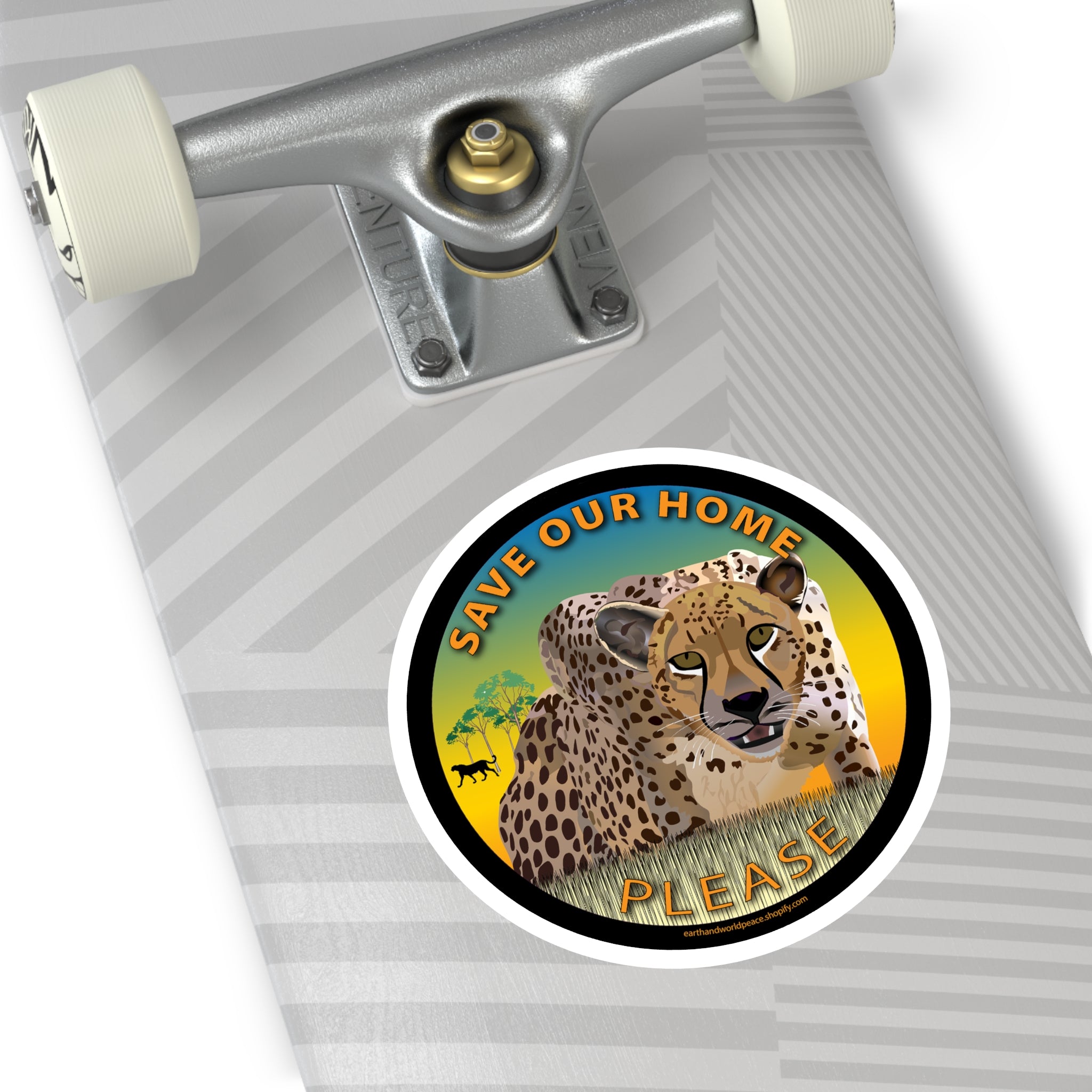 CheetahEndangered Stickers  Indoor\Outdoor