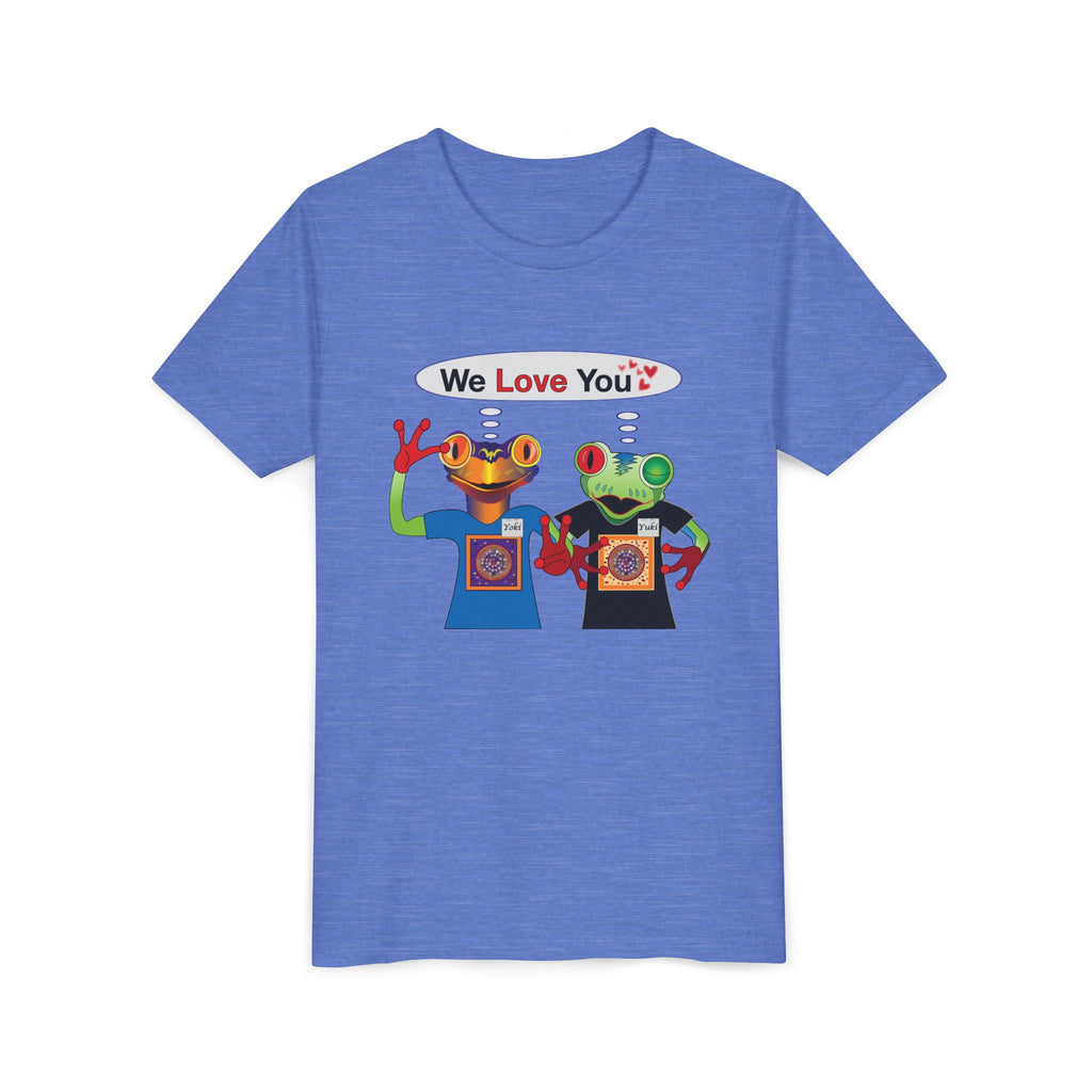 Youth Tee - Mc Frogs say "We Love You" Kids Shirt