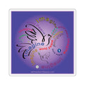 Imagine Peace Dove Swirls Sticker