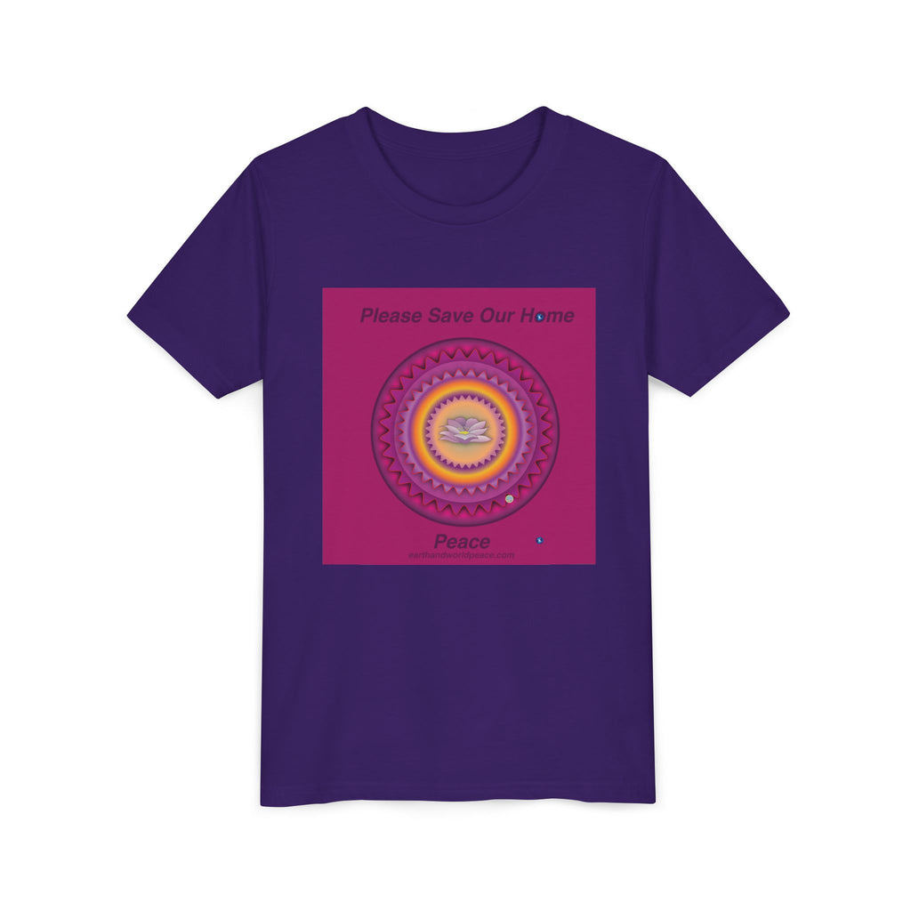 Peace Lotus & Petals Youth Tee