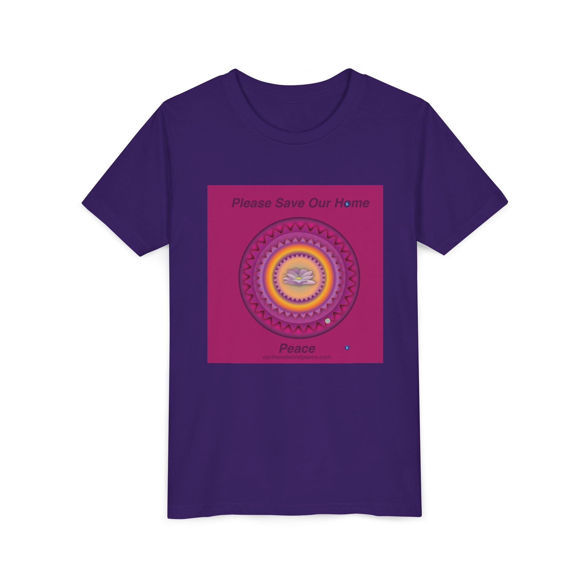 Peace Lotus & Petals Youth Tee