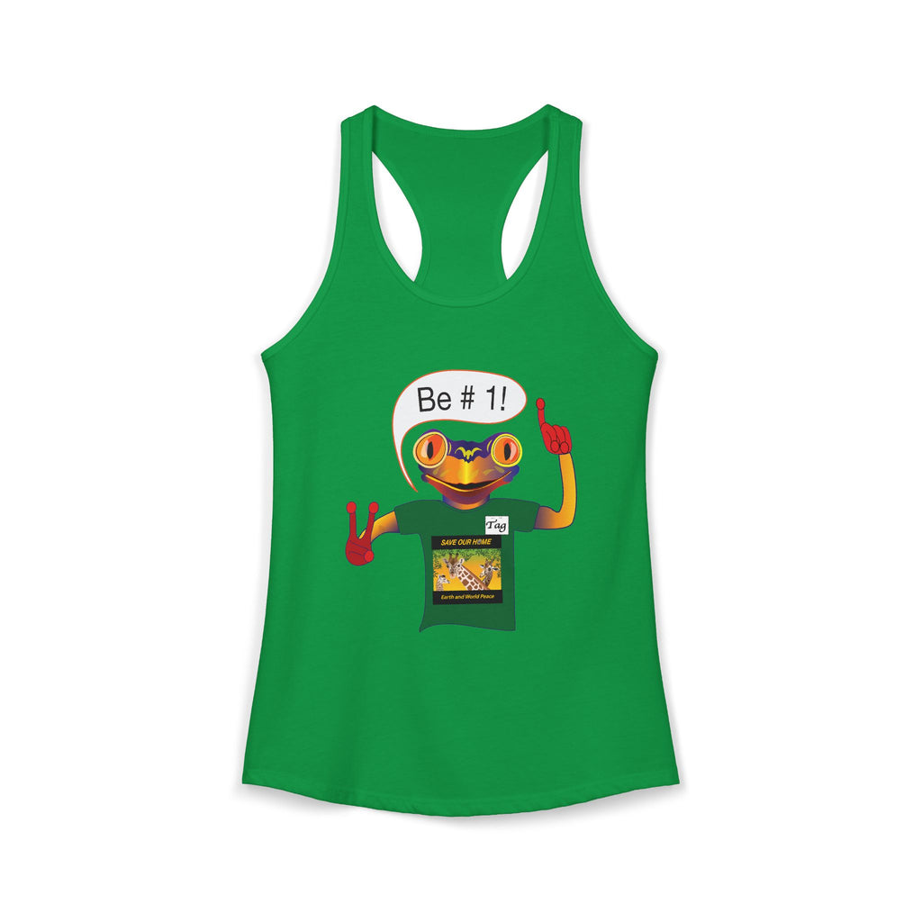Frog Sticker Tank Tops Be # 1