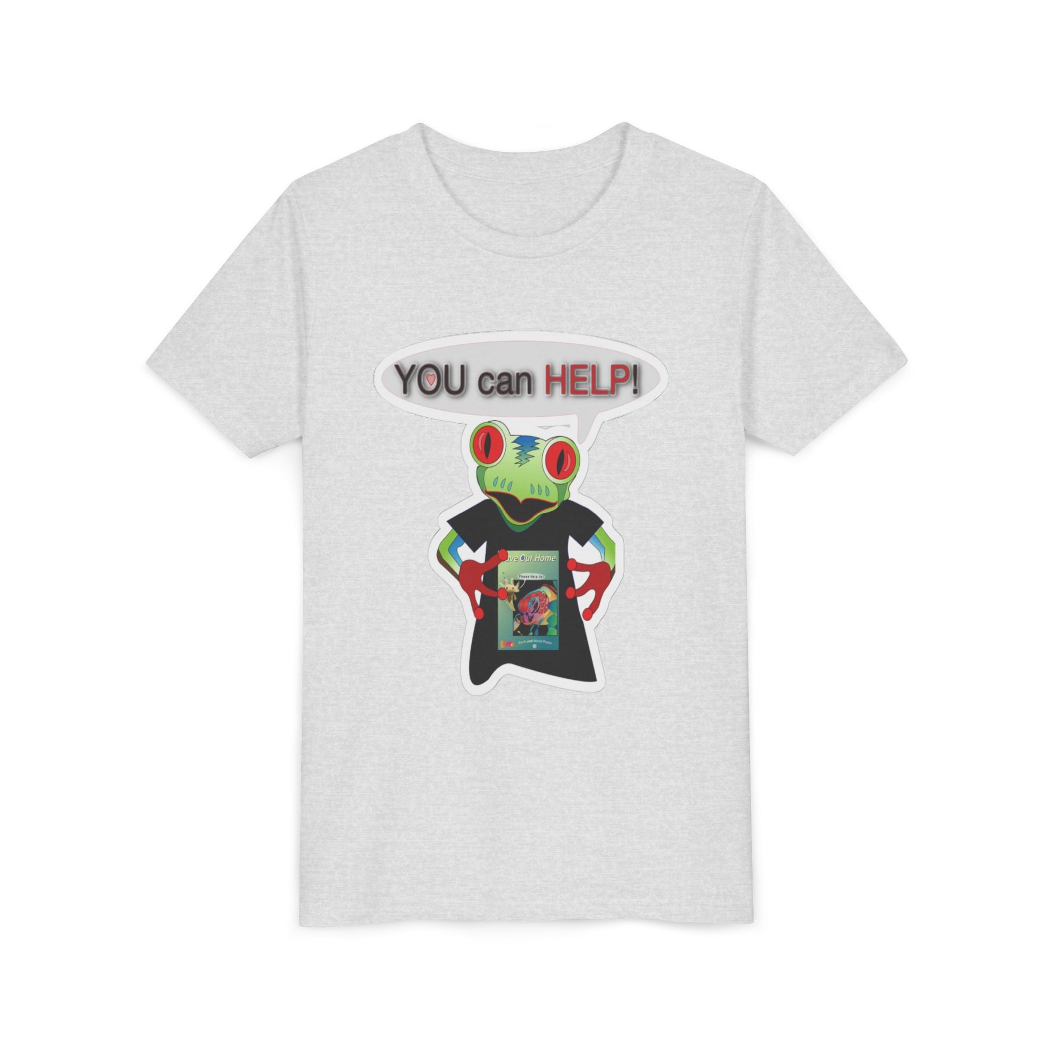 Mc Frog: You Can Help Sticker Tee