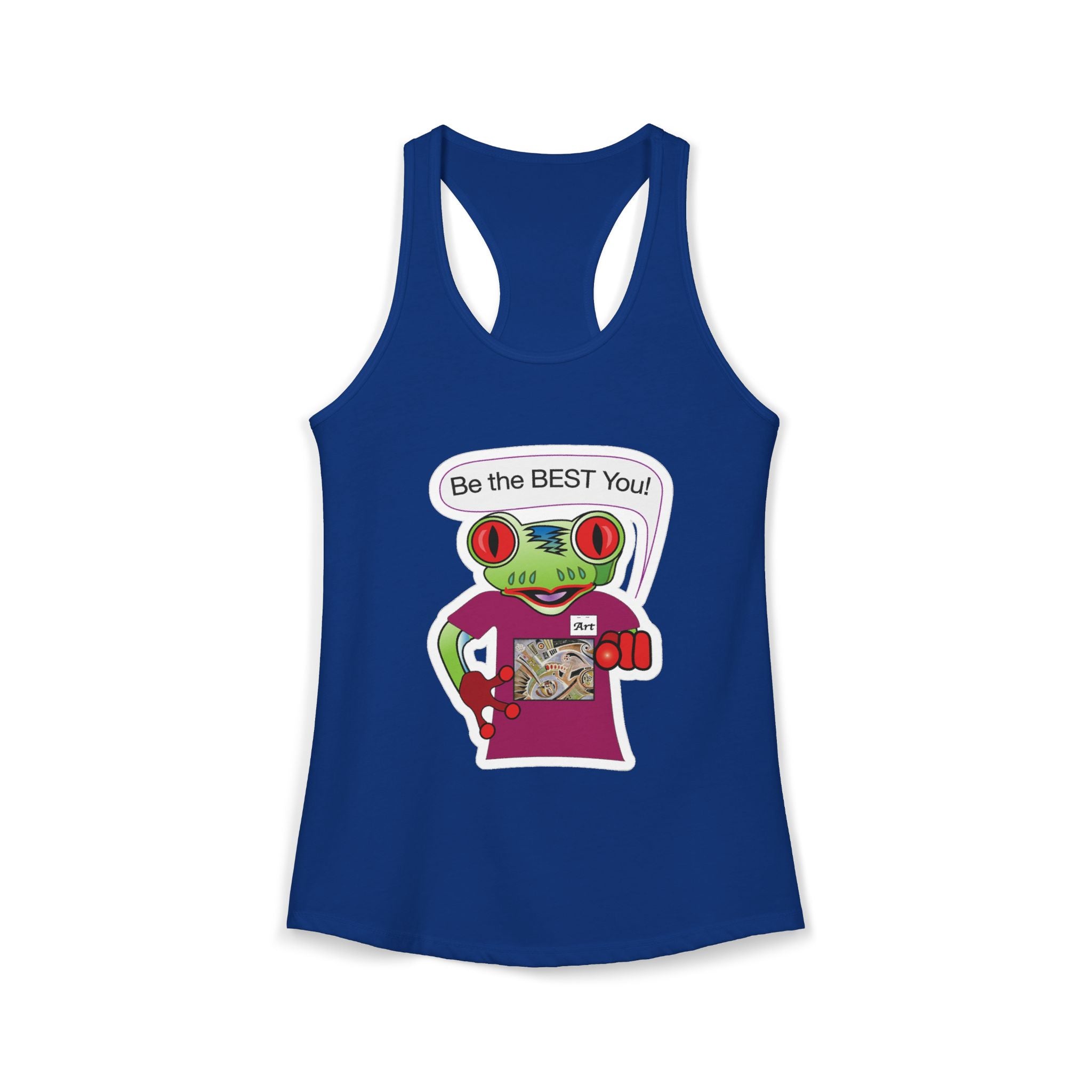Frog Sticker Tank Tops Be the Best You Can Be