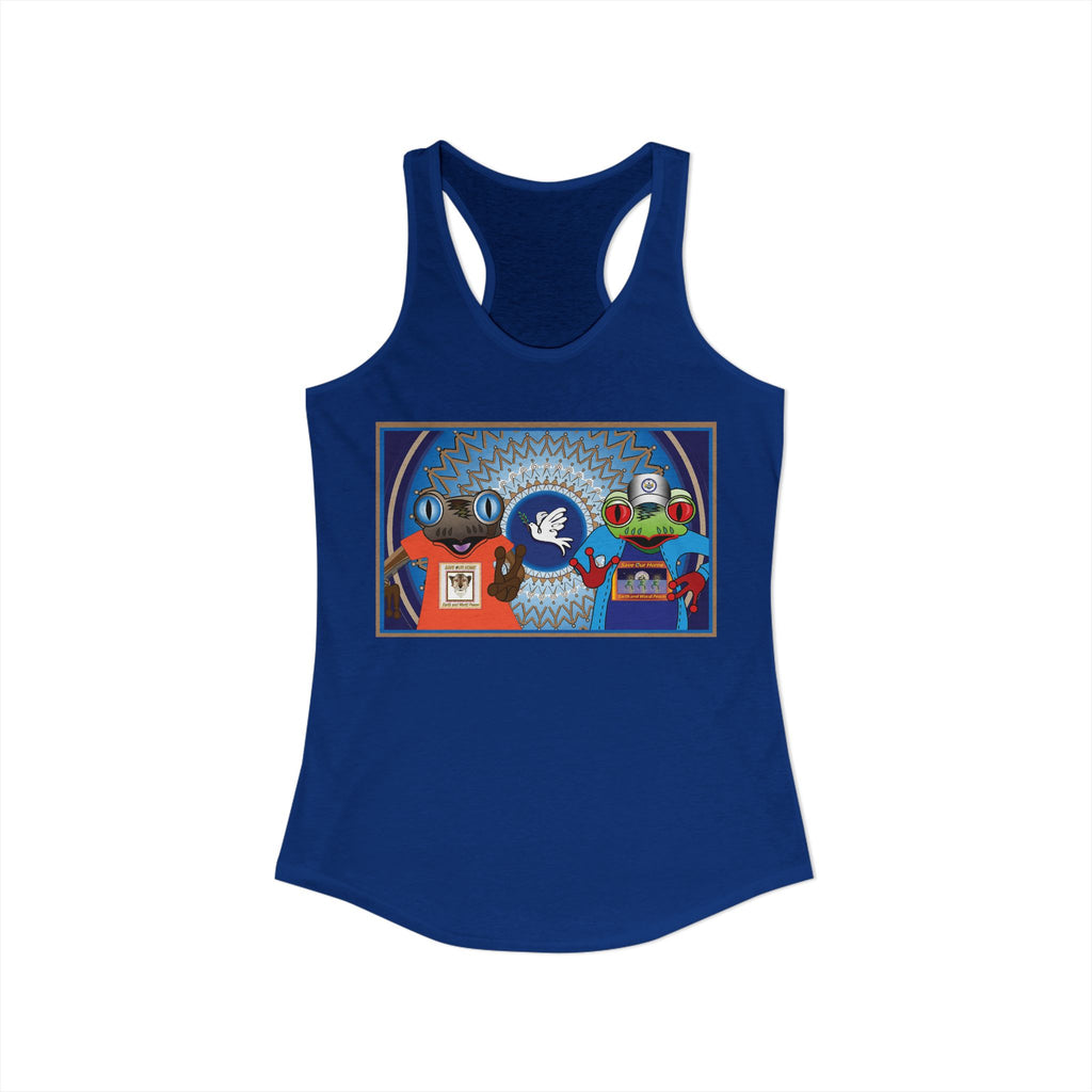 Peace On Earth Unity - Racerback Tank