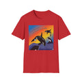Orca at Play Unisex Softstyle T-Shirt
