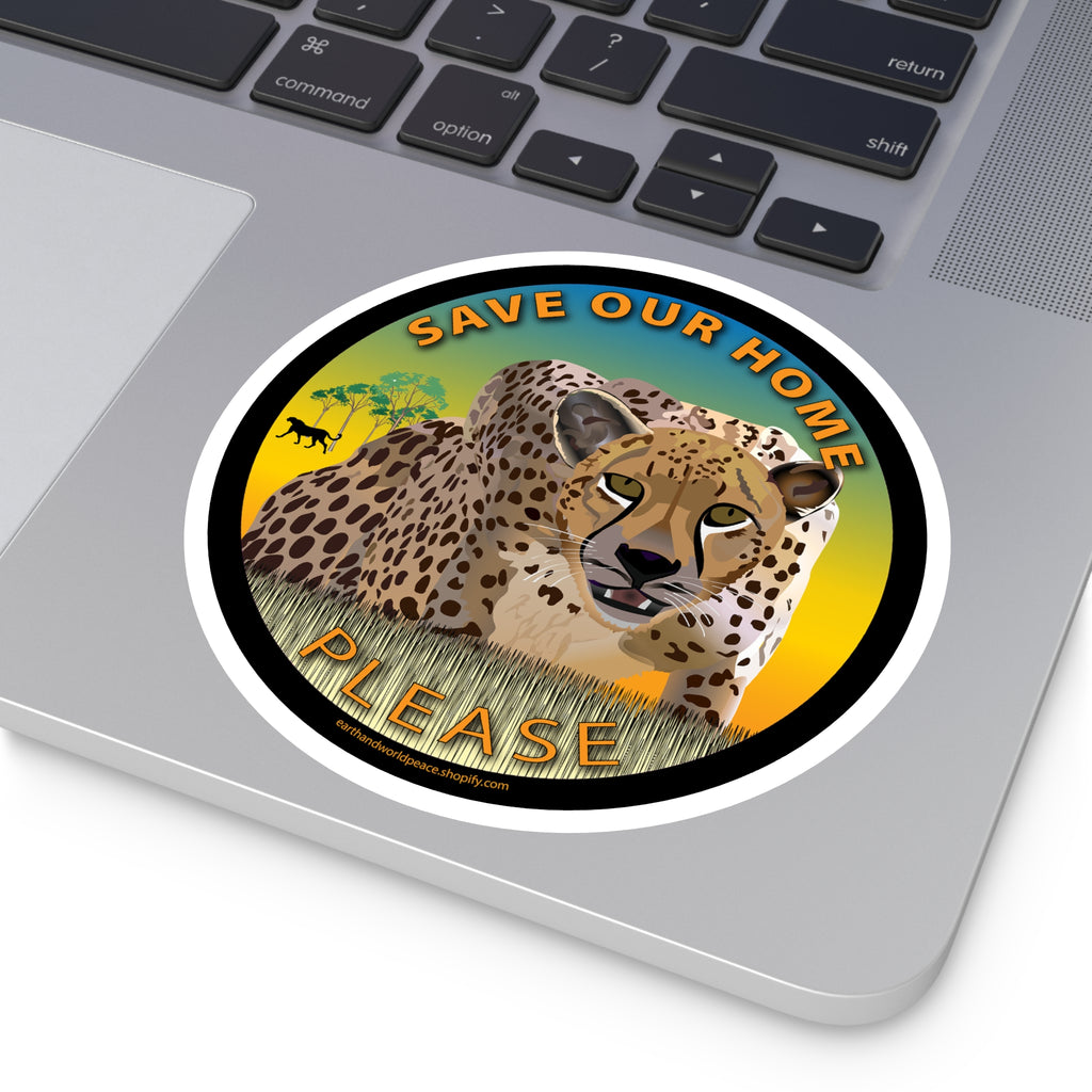 CheetahEndangered Stickers  Indoor\Outdoor