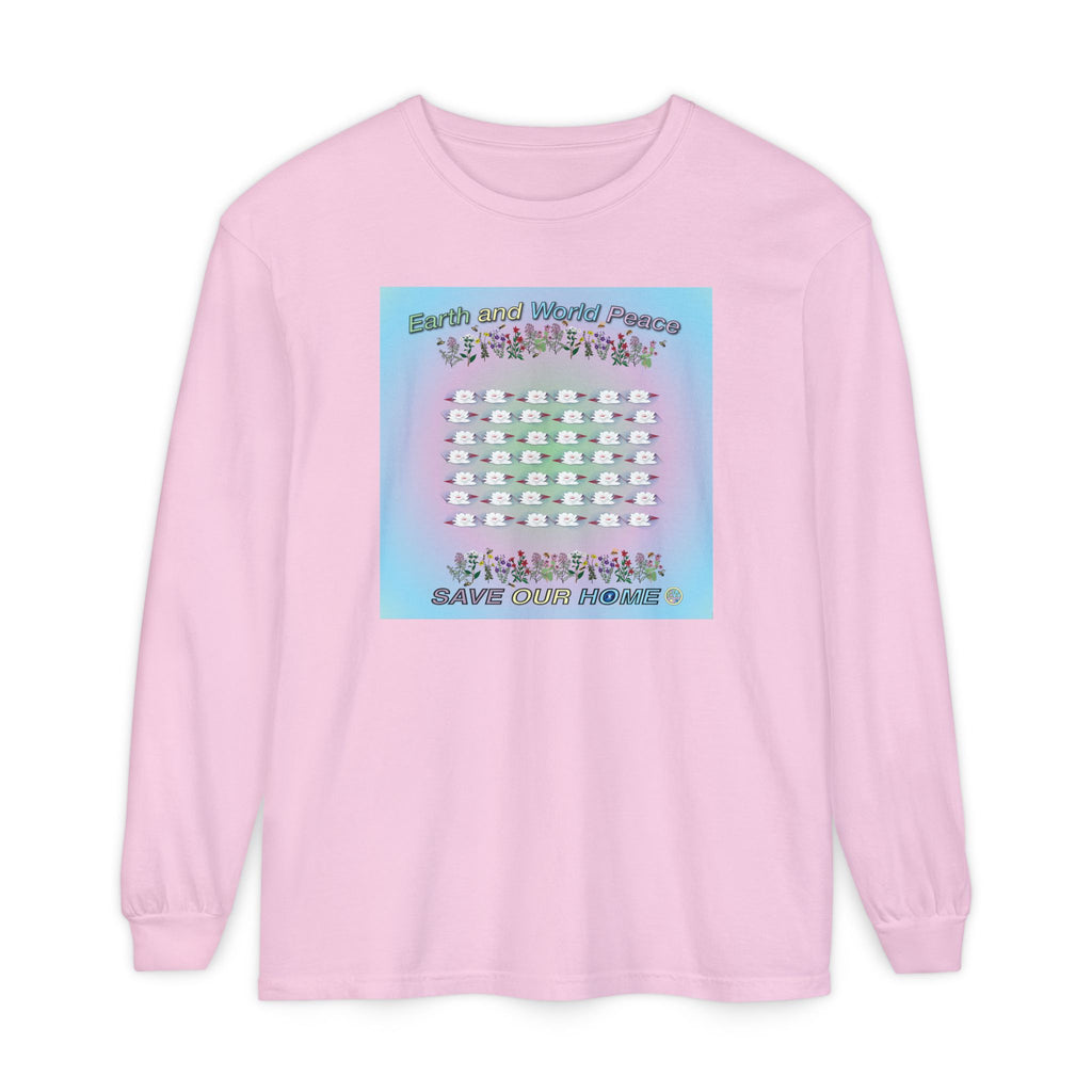 Lotus Flowers Long Sleeve Tee