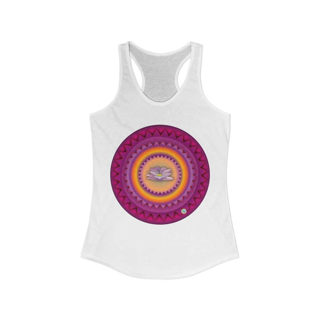 Lotus Petals Racerback Tank