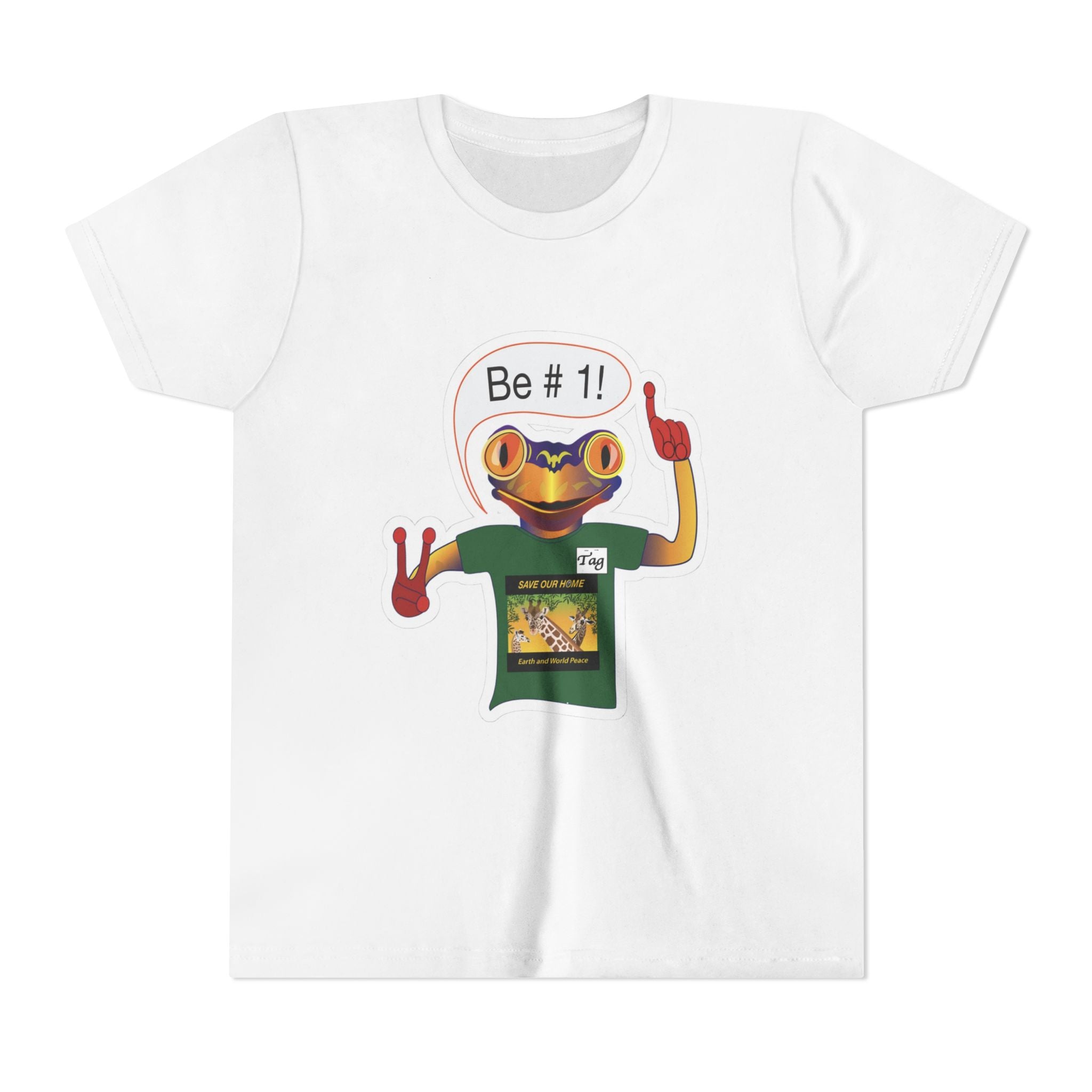 Frog: Be # 1 Sticker Tee