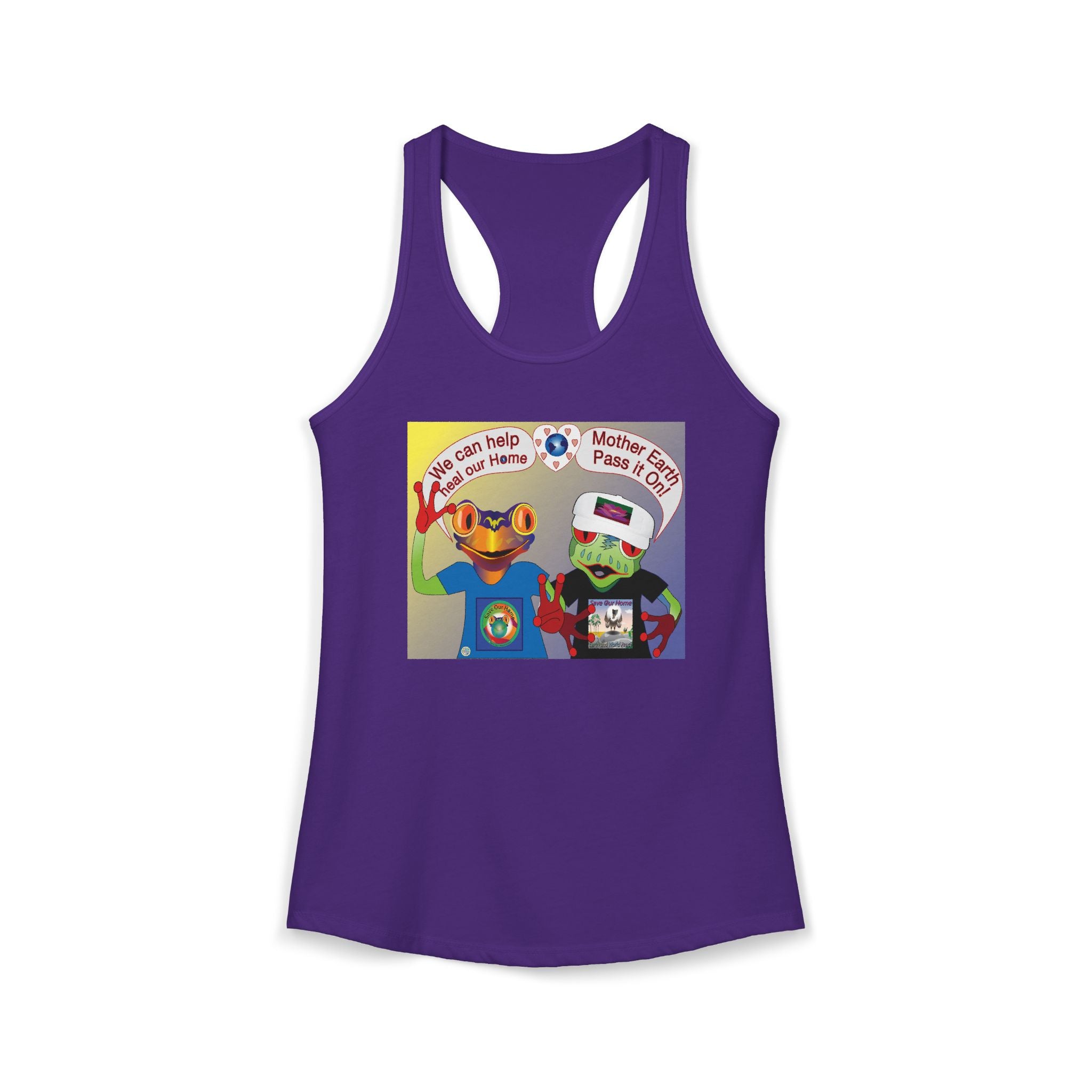 Two Frog Heal Mother Earth Racerback Tank