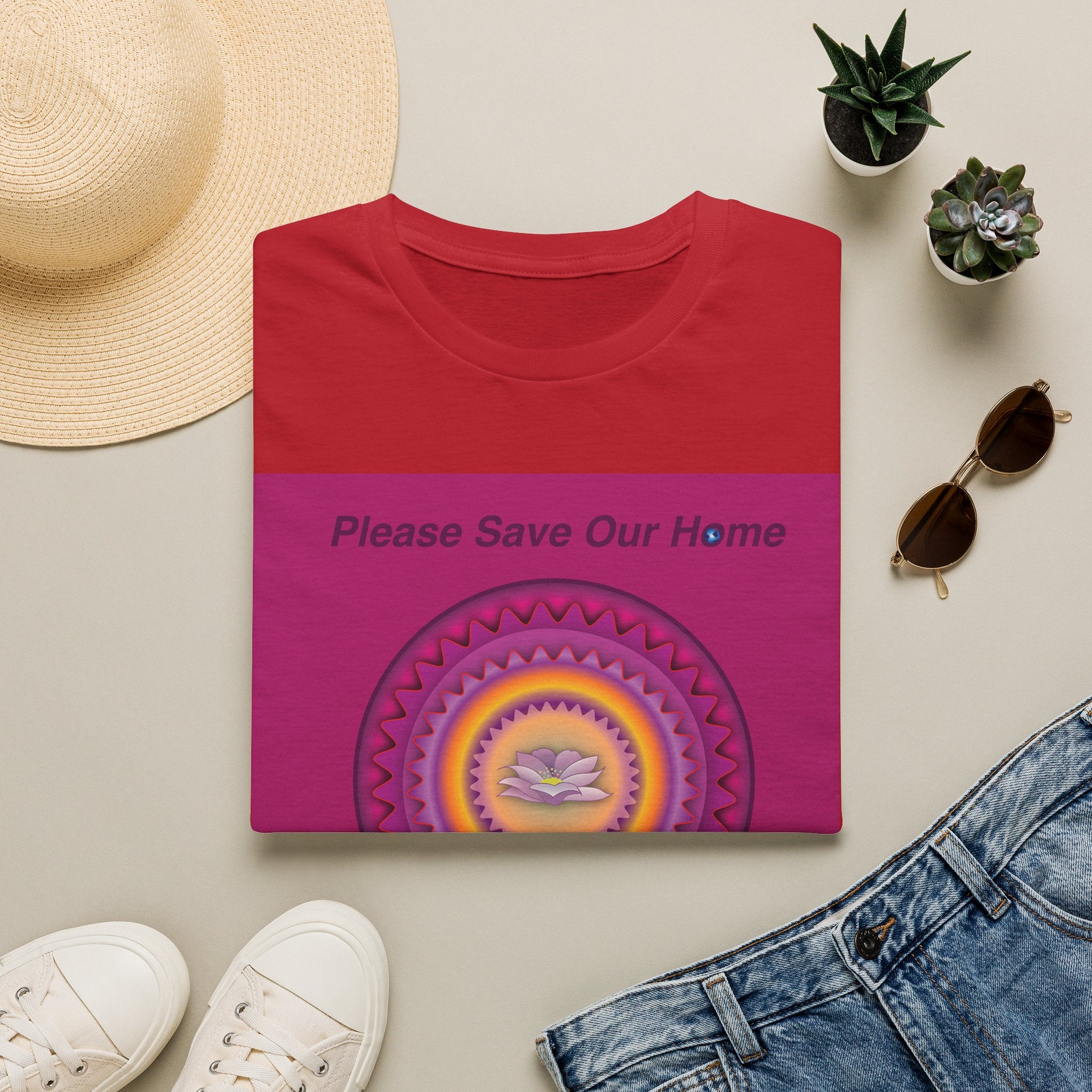 Lotus Petals Peace T-Shirt