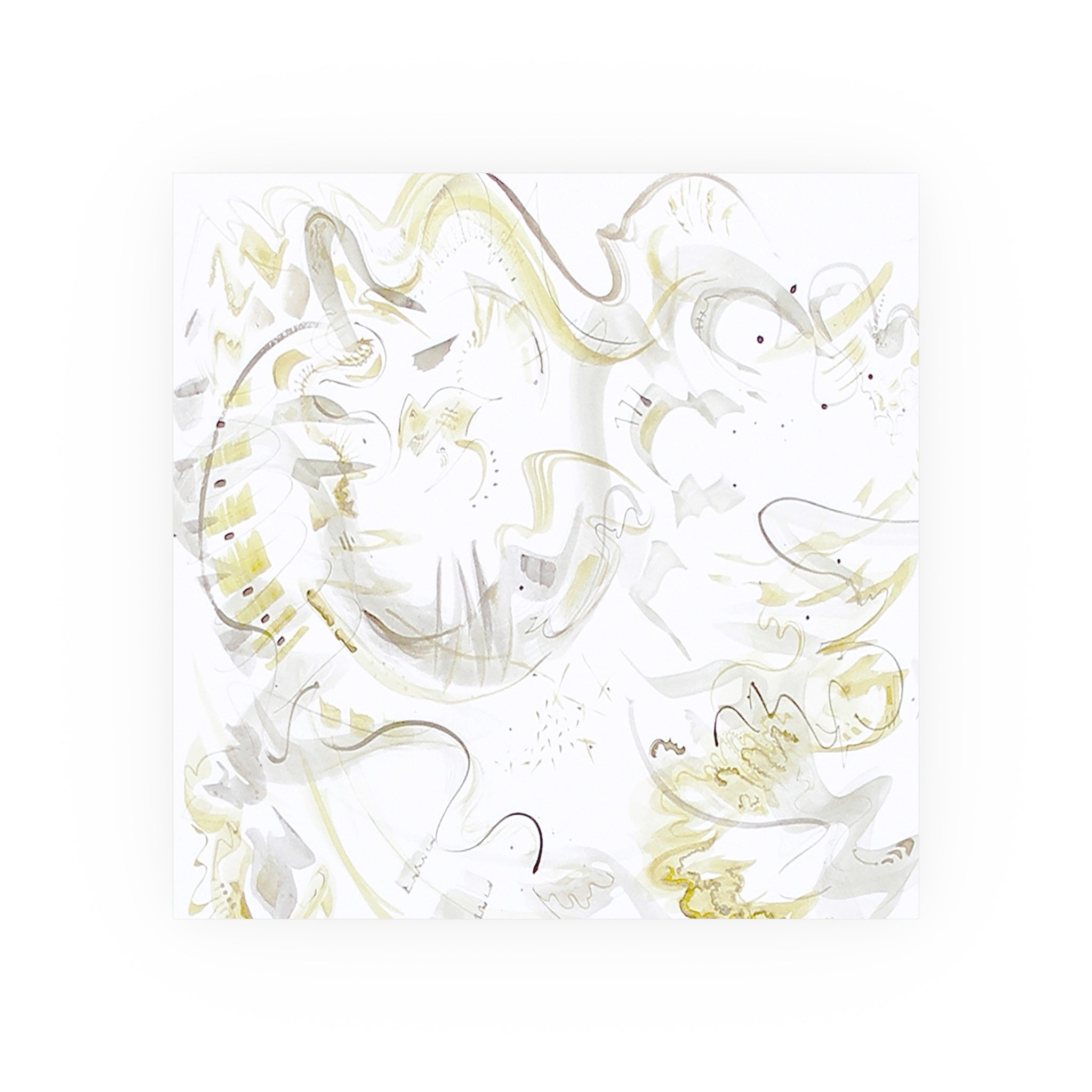 Syncopation: Soprano and Alto Sax Watercolor