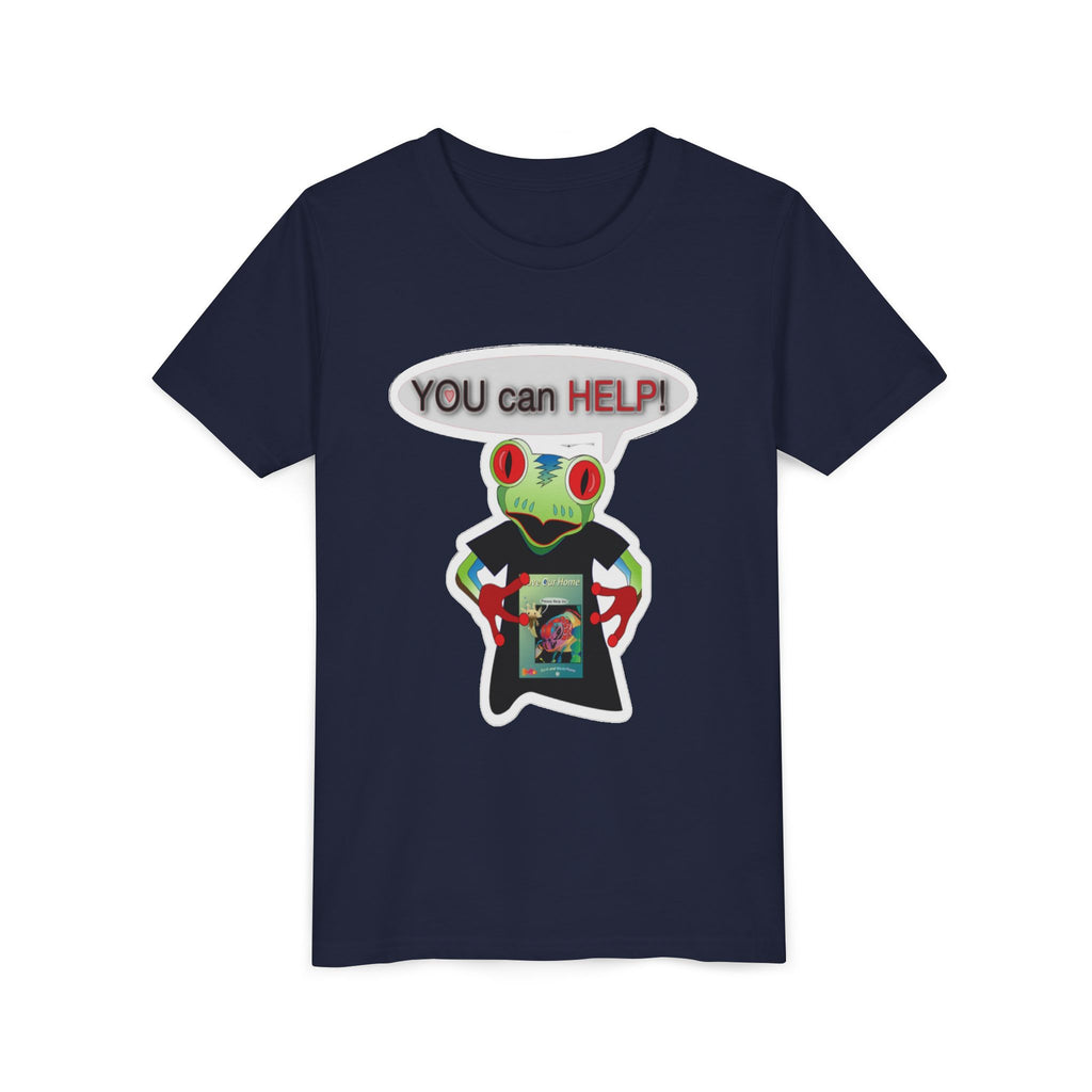 Mc Frog: You Can Help Sticker Tee