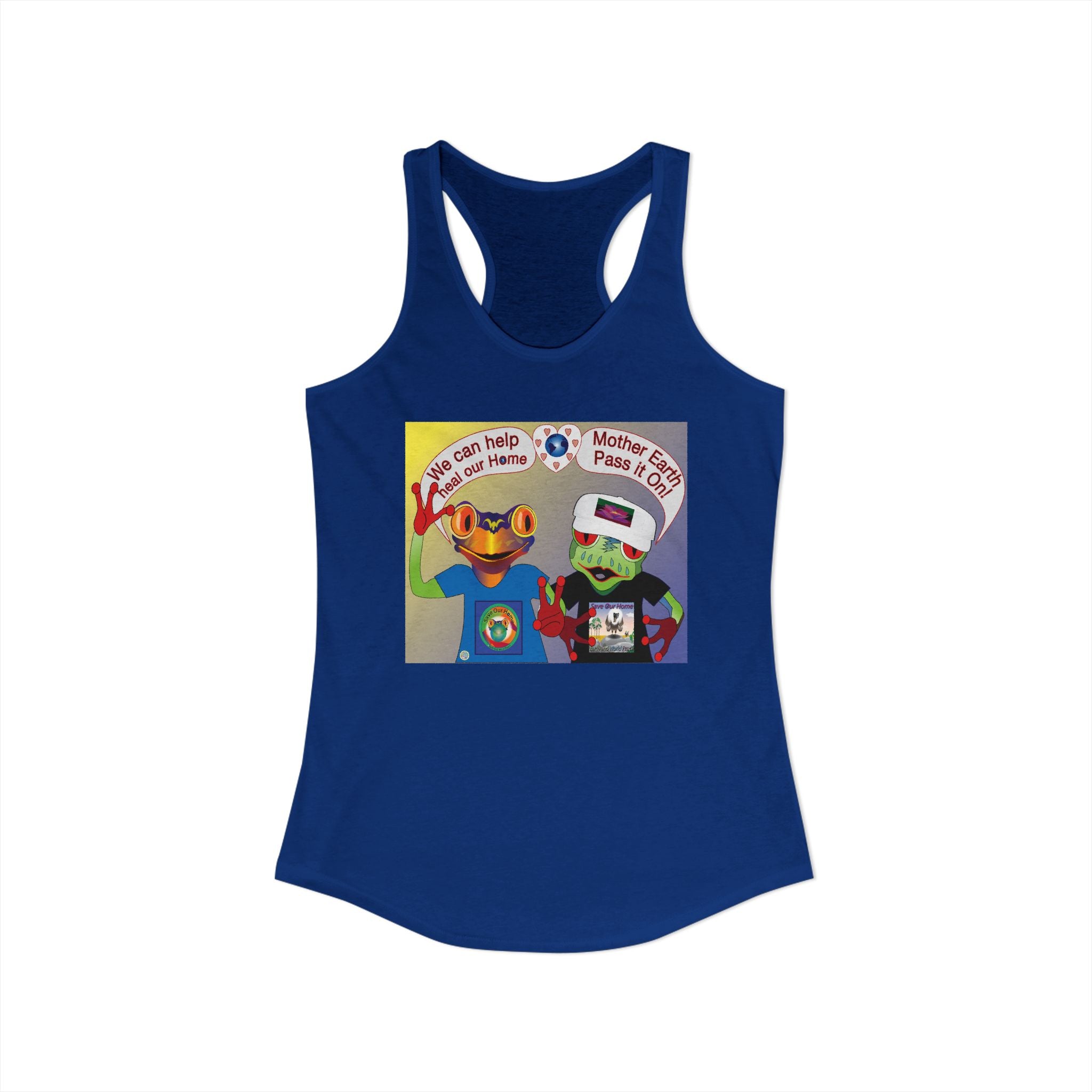 Two Frog Heal Mother Earth Racerback Tank