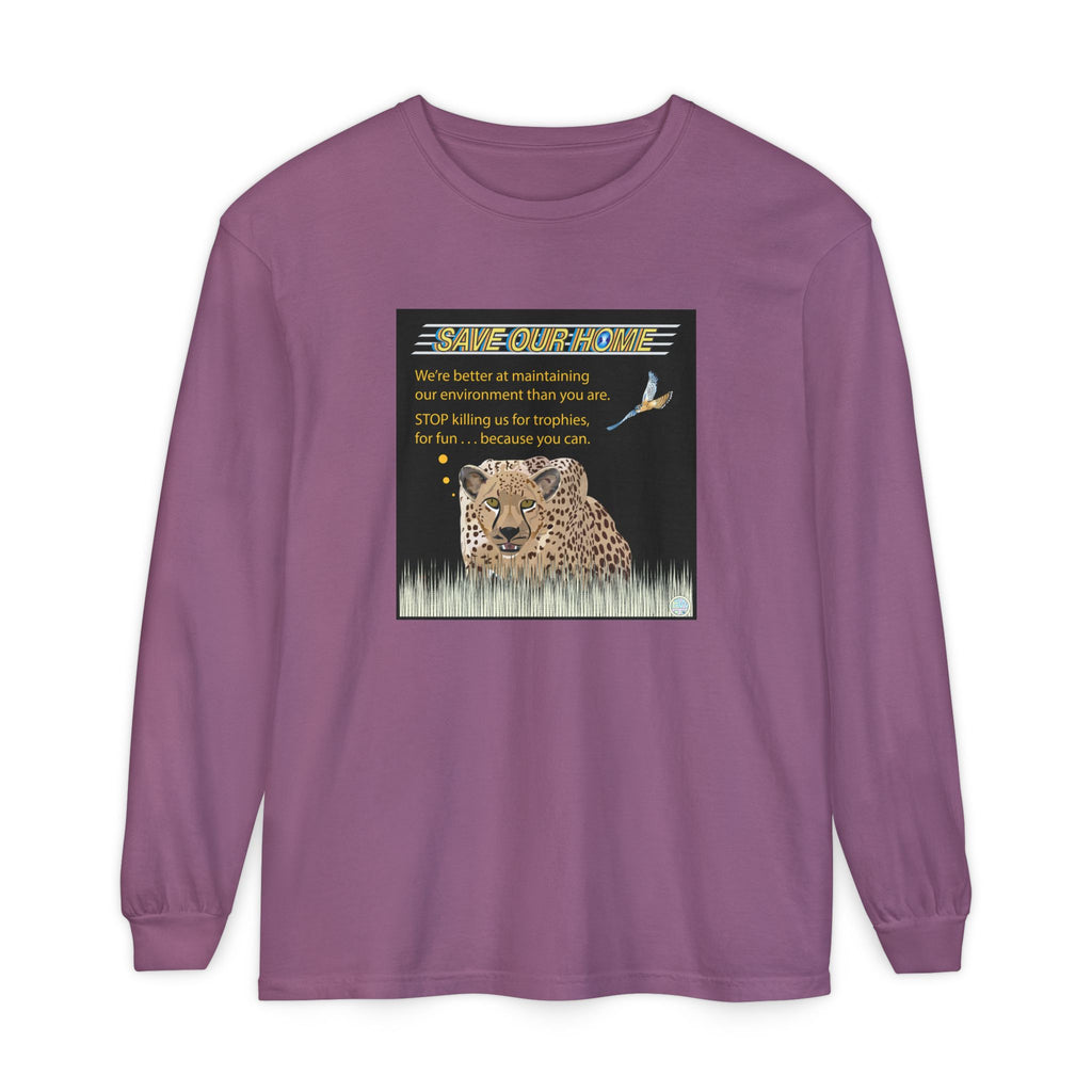 Cheetah Night and Day Long Sleeve Tee