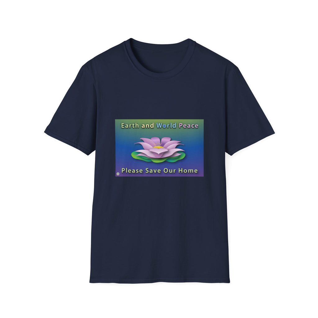 Floating Lotus Unisex Softstyle Tee