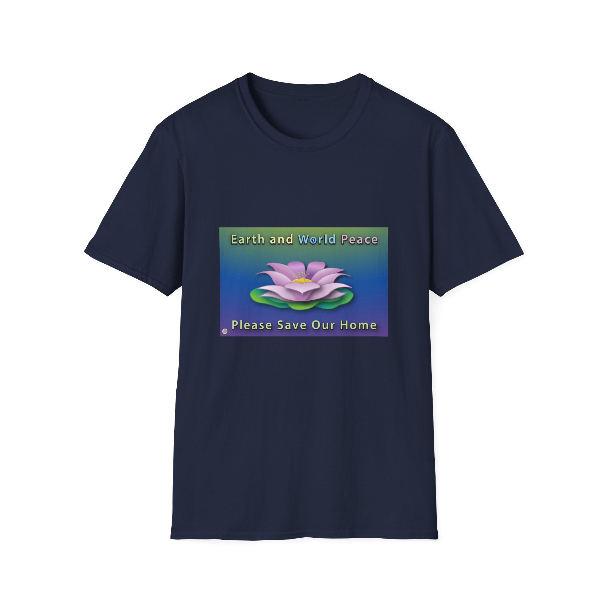 Floating Lotus Unisex Softstyle Tee