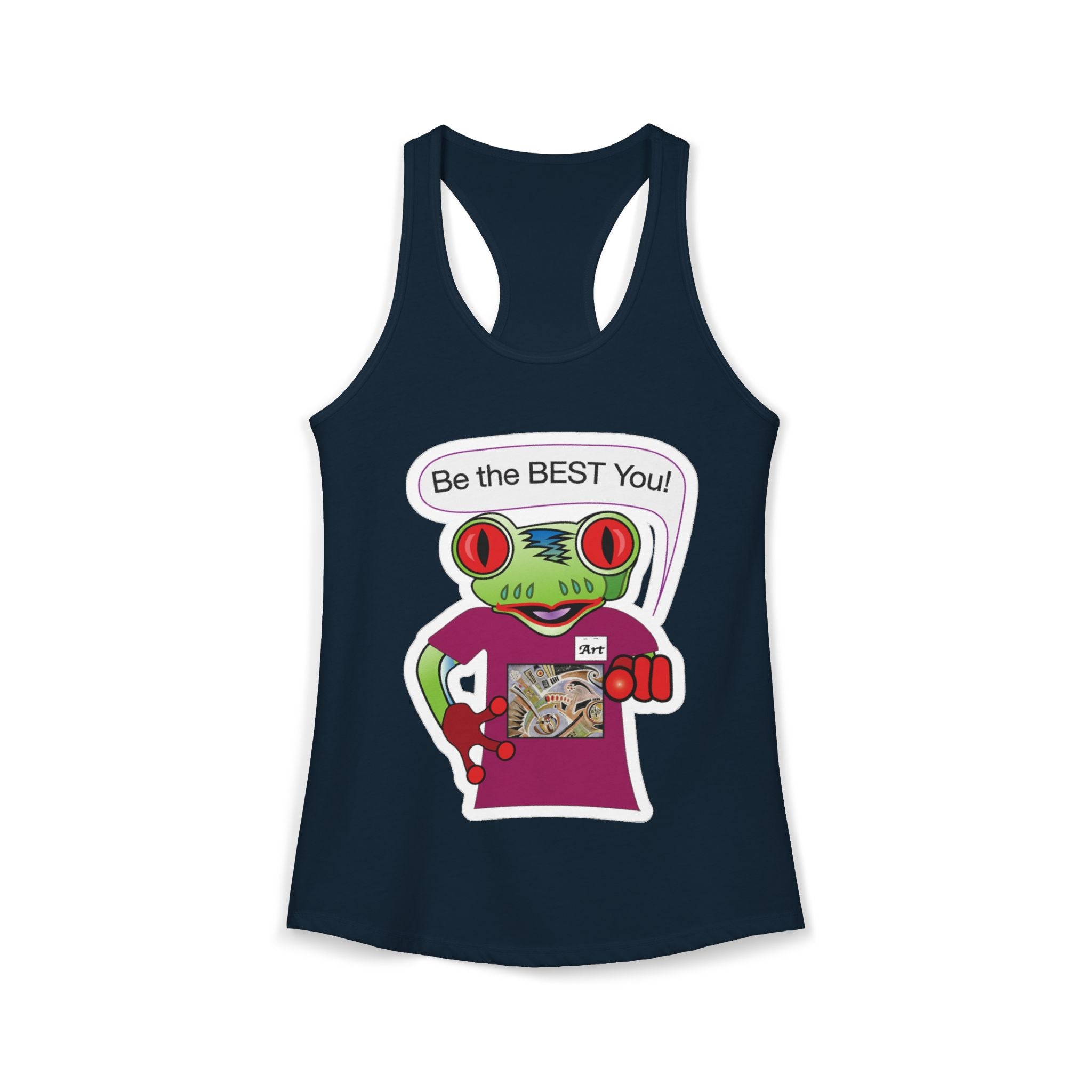 Frog Sticker Tank Tops Be the Best You Can Be