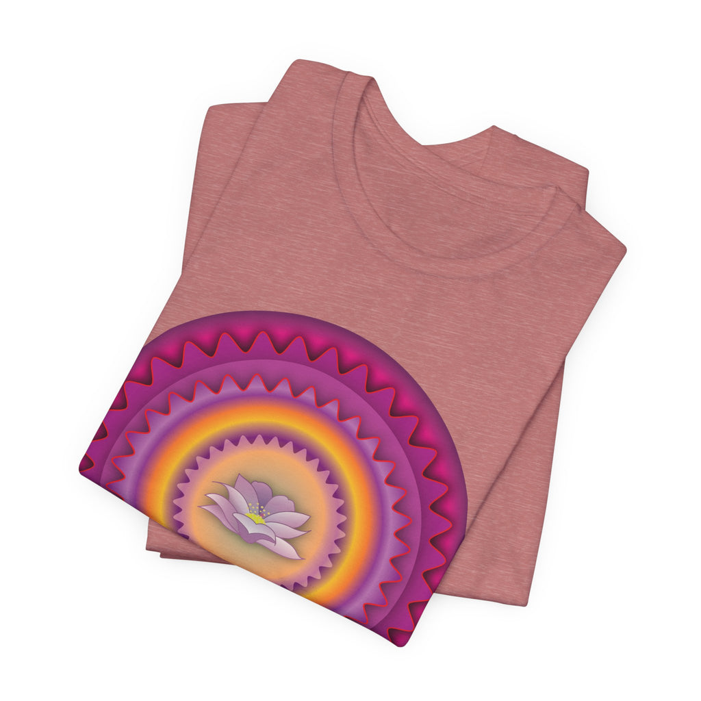 Lotus Petal Art Unisex Softstyle Tee