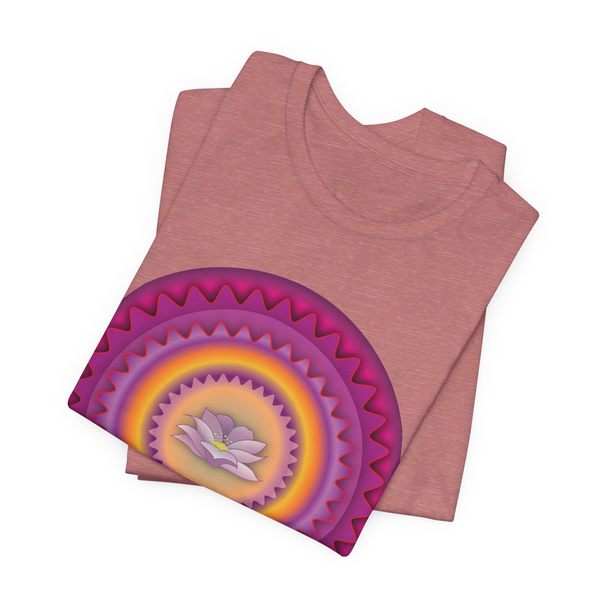 Lotus Petal Art Unisex Softstyle Tee