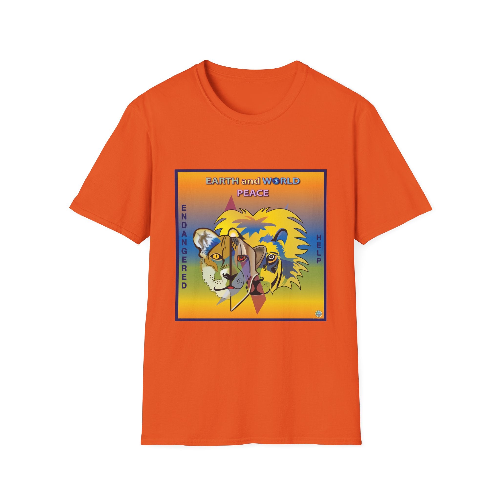 Copy of Orca at Play Unisex Softstyle T-Shirt