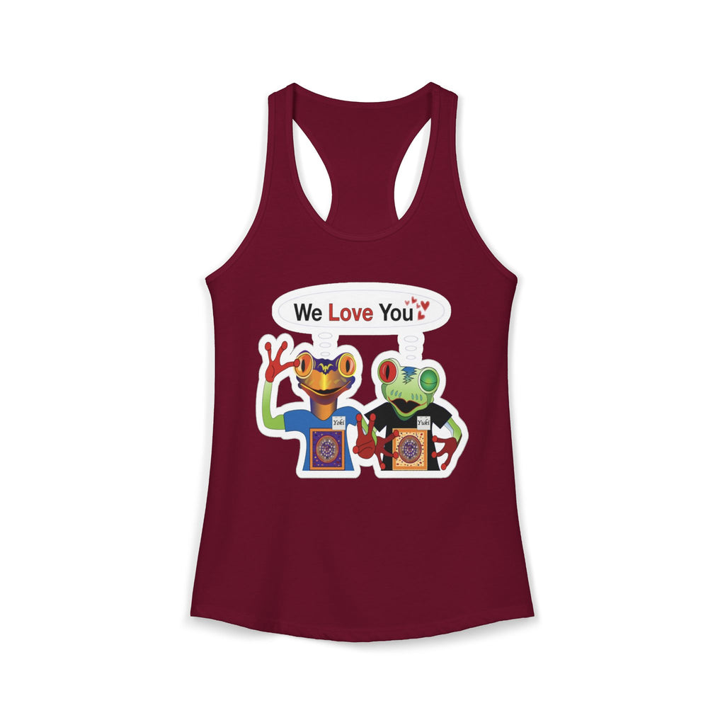 Mc Frog  Sticker Tank We Love You