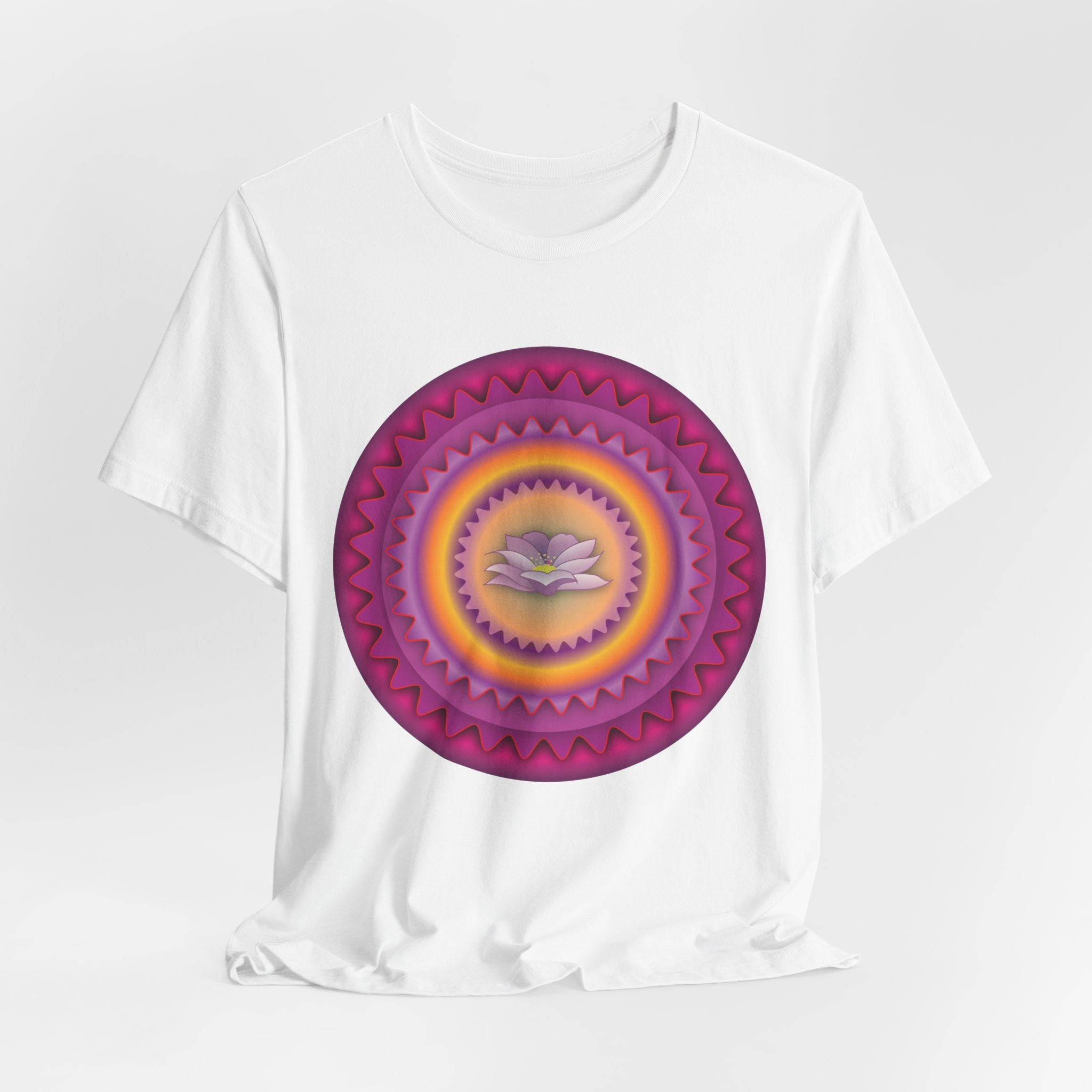 Lotus Petal Art Unisex Softstyle Tee