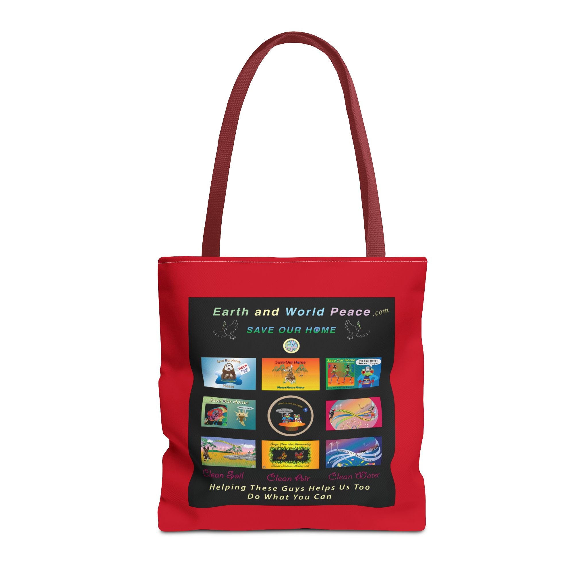 Endangered Species Alternative Energy Red Tote