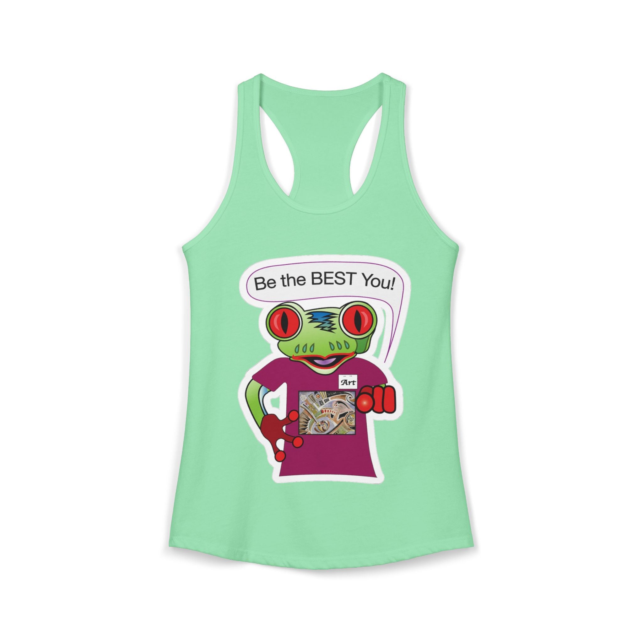 Frog Sticker Tank Tops Be the Best You Can Be