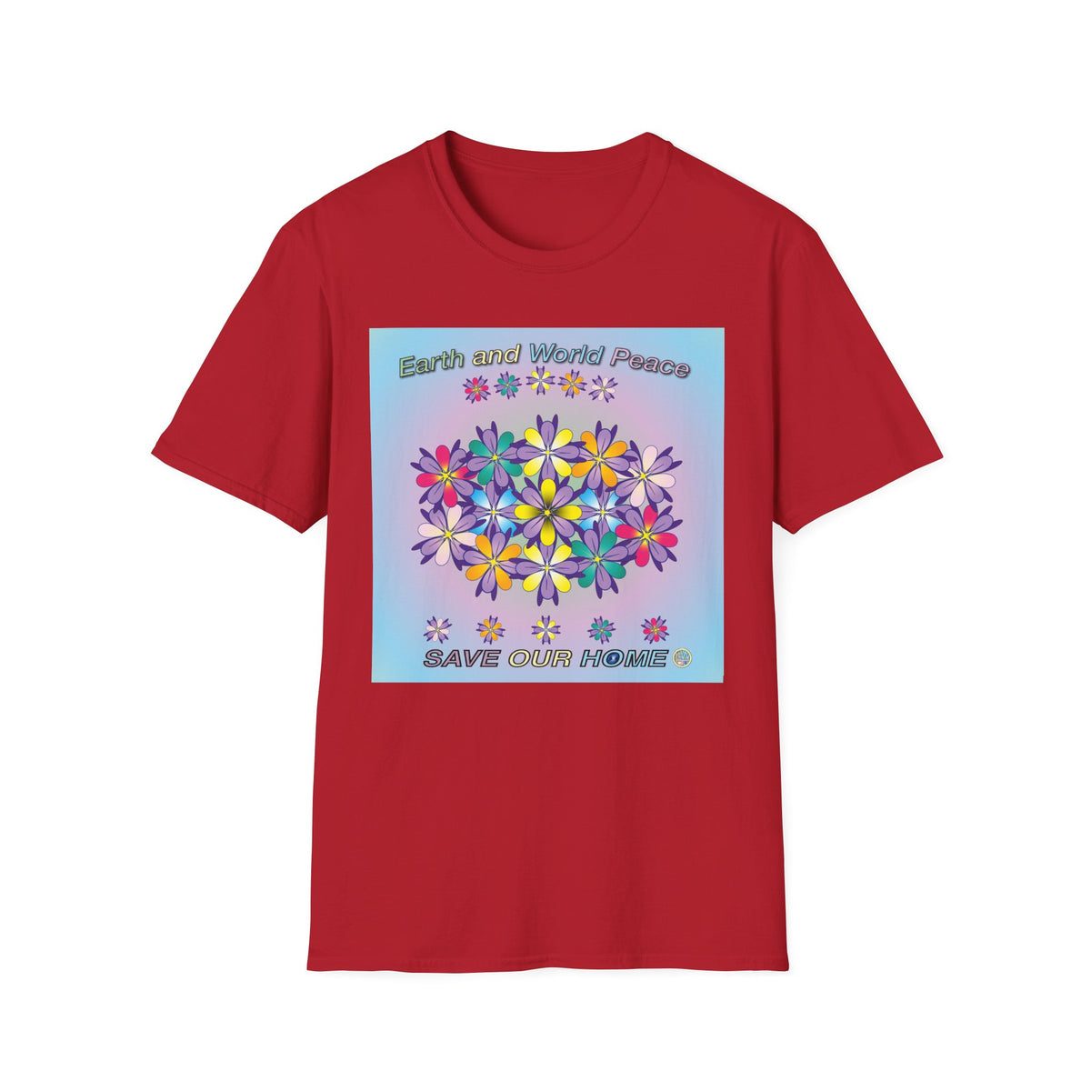Multi-Colored Flower T-Shirt
