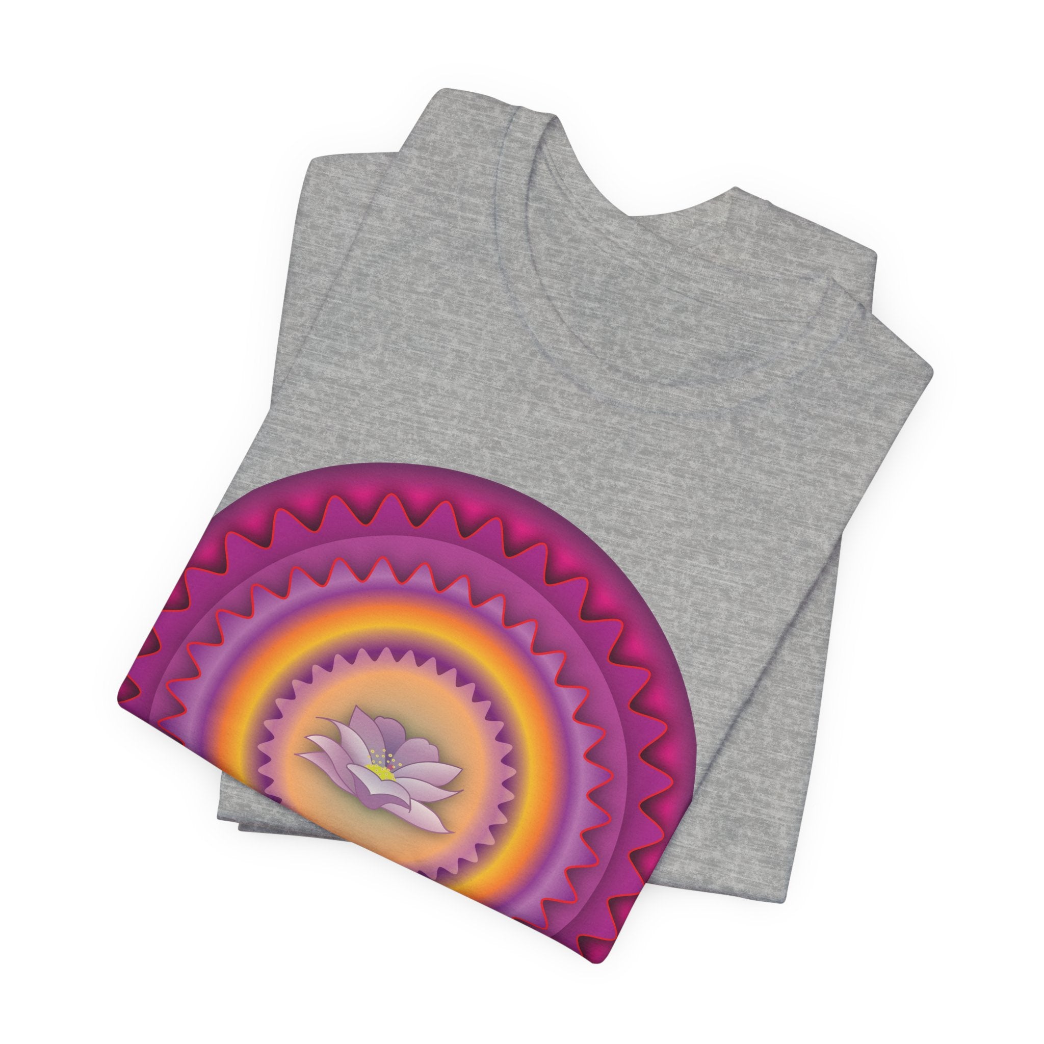 Lotus Petal Art Unisex Softstyle Tee