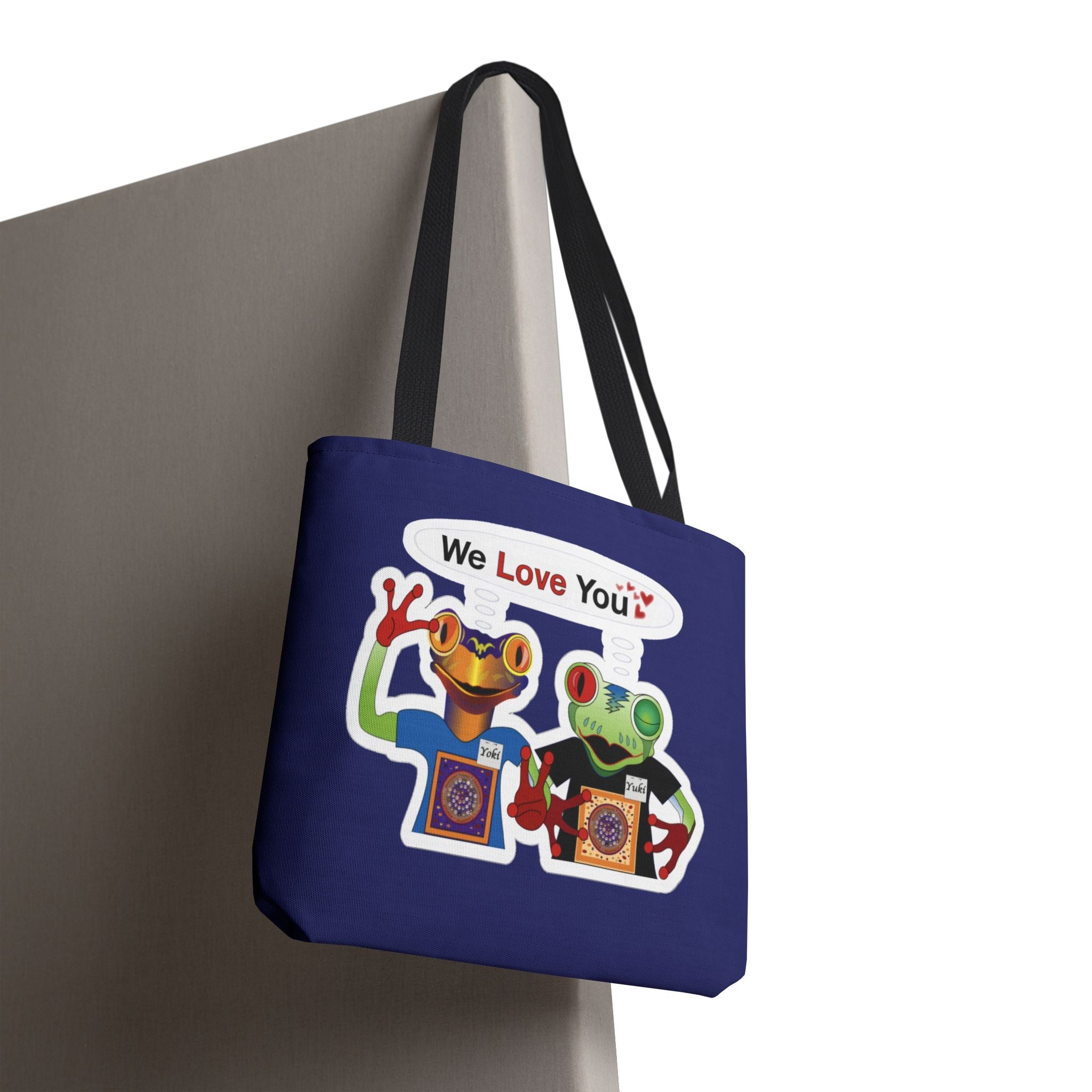 Mc Frogs We Love You Sticker Tote