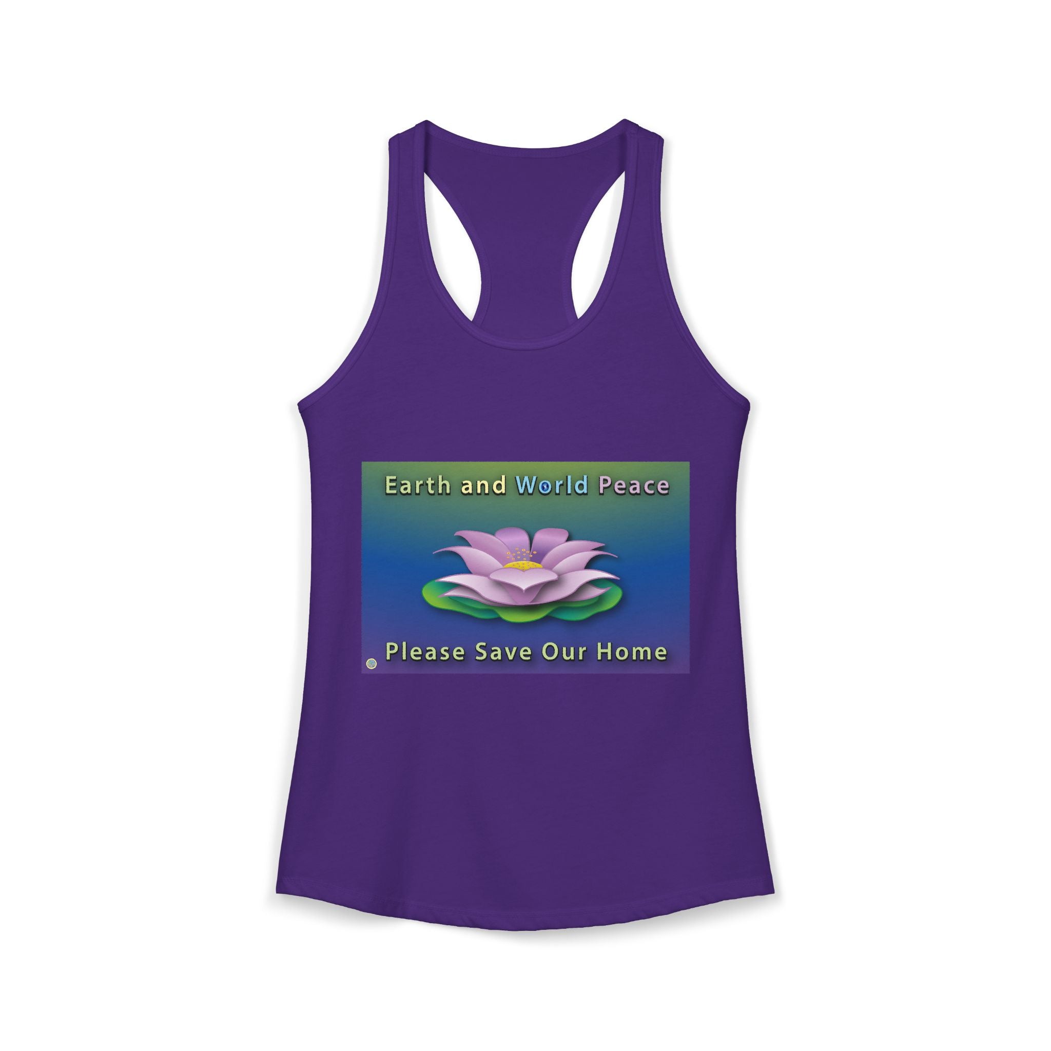 Floating Lotus Racerback Tank