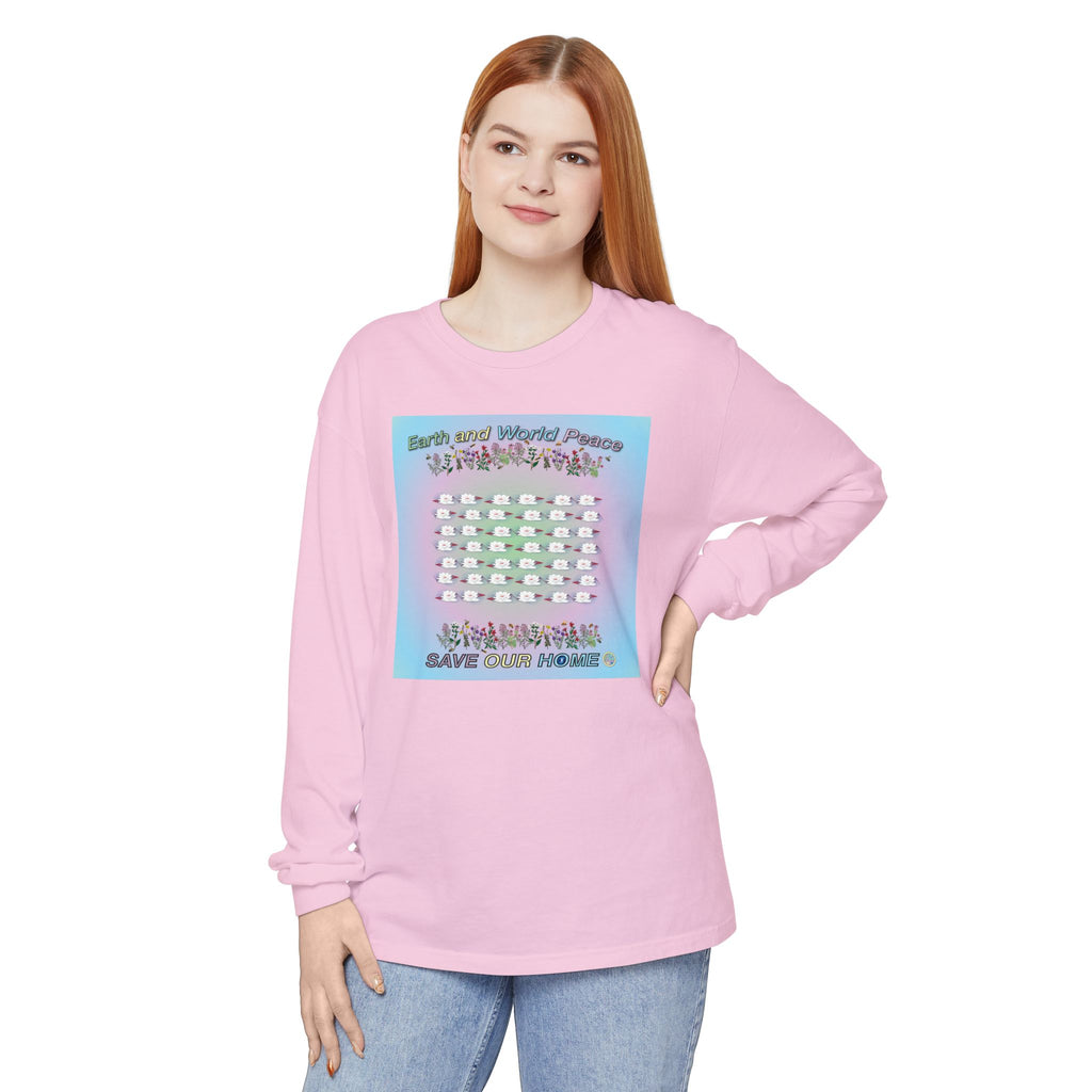 Lotus Flowers Long Sleeve Tee