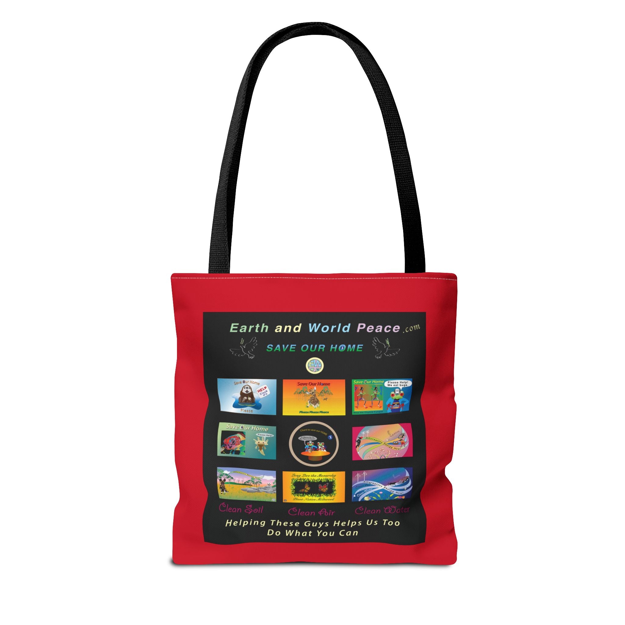 Endangered Species Alternative Energy Red Tote