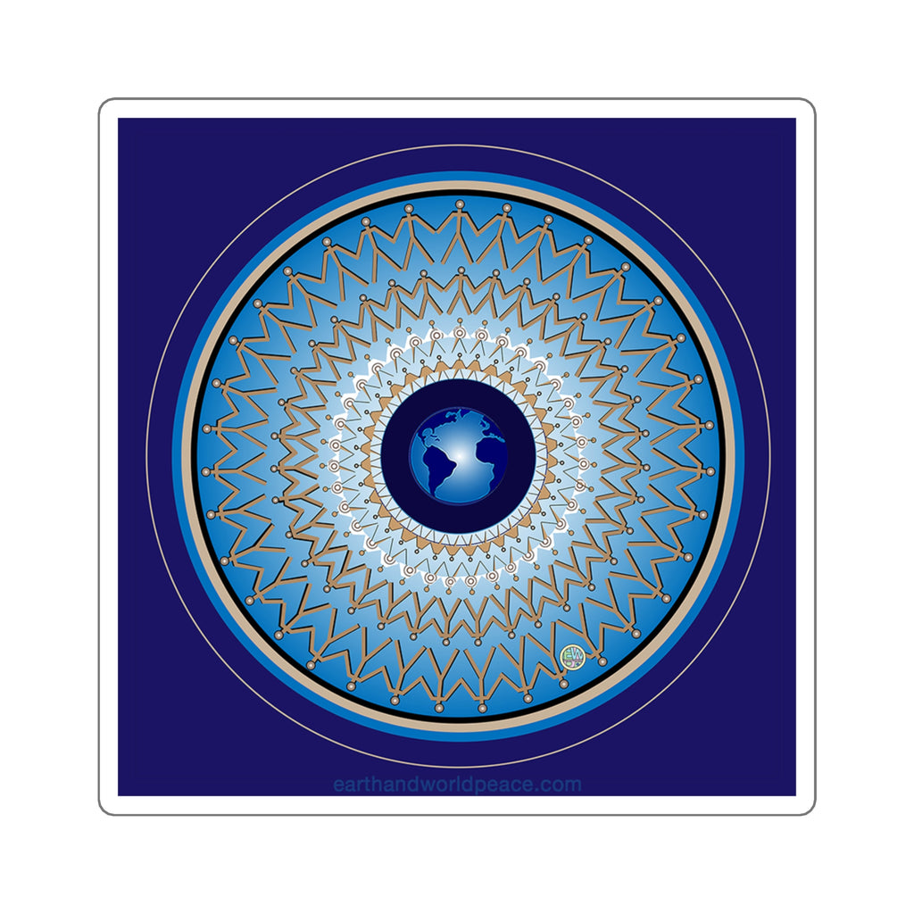 Unity equals World Peace 3" Sticker