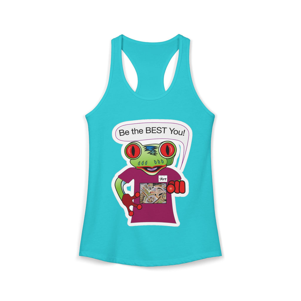 Frog Sticker Tank Tops Be the Best You Can Be