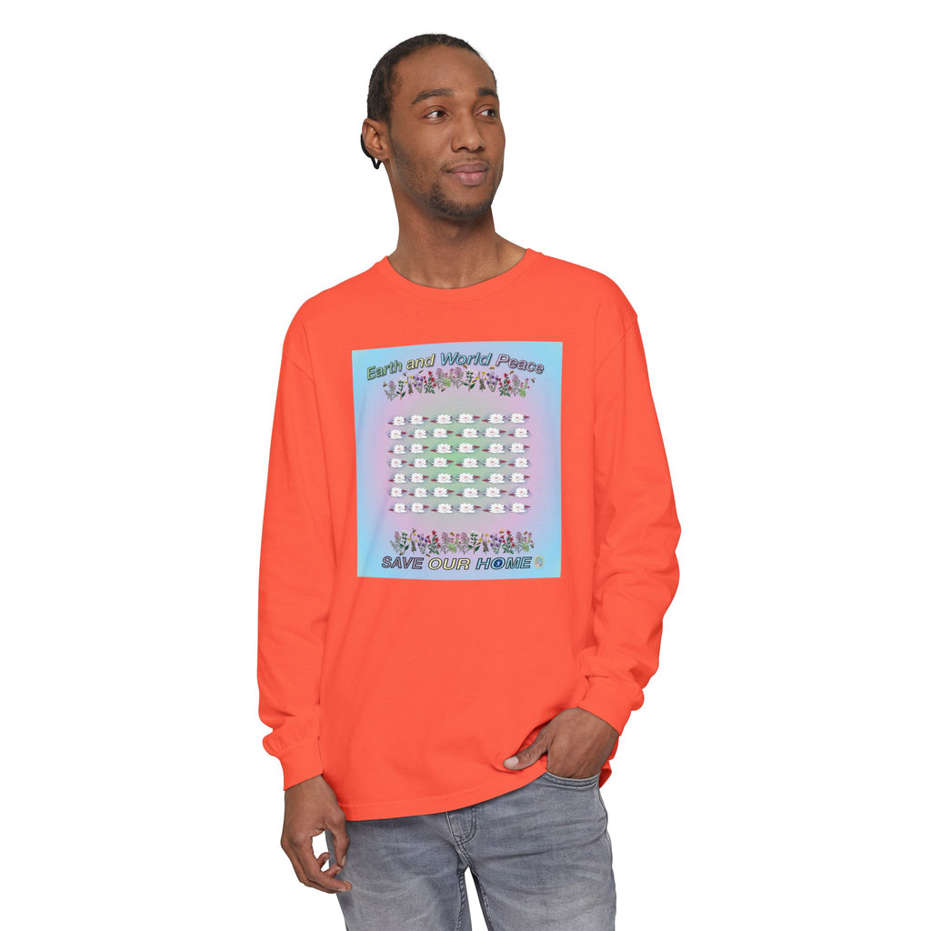 Lotus Flowers Long Sleeve Tee