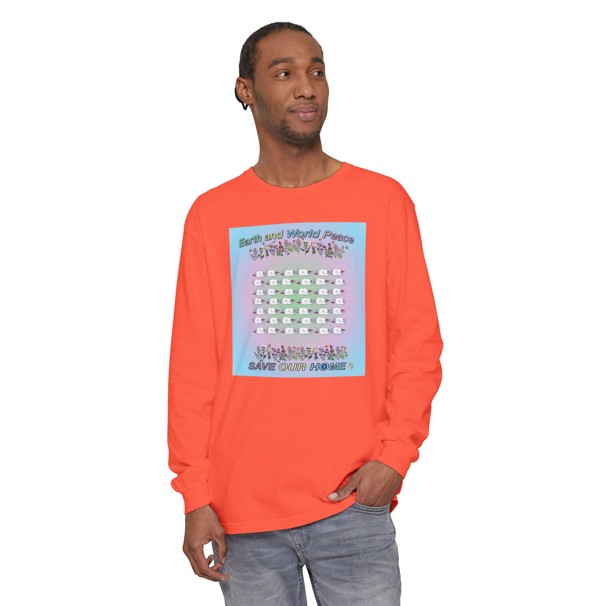 Lotus Flowers Long Sleeve Tee